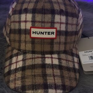 Hunter Tan Plaid Hat